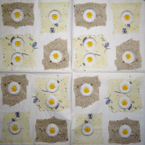 033 Gänseblümchen - 3-ply - (blue) - Ihr